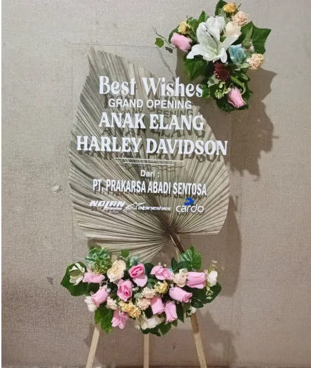 Papan Akrilik Ucapan Grand Opening Banggai
